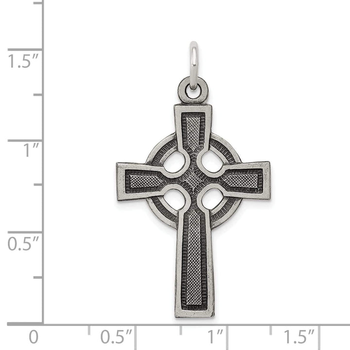 Lovely Rita's Pendants & Charms Silver Polish Satin Antique Celtic Cross Pendant