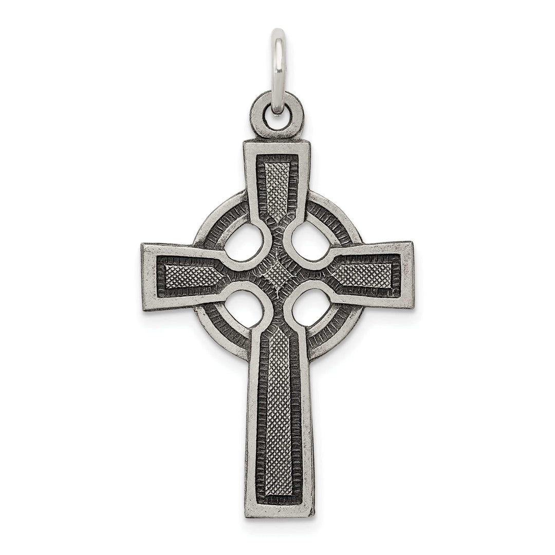 Lovely Rita's Pendants & Charms Silver Polish Satin Antique Celtic Cross Pendant