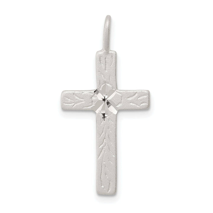 Lovely Rita's Pendants & Charms Silver Polish Satin Finish Latin Cross Pendant