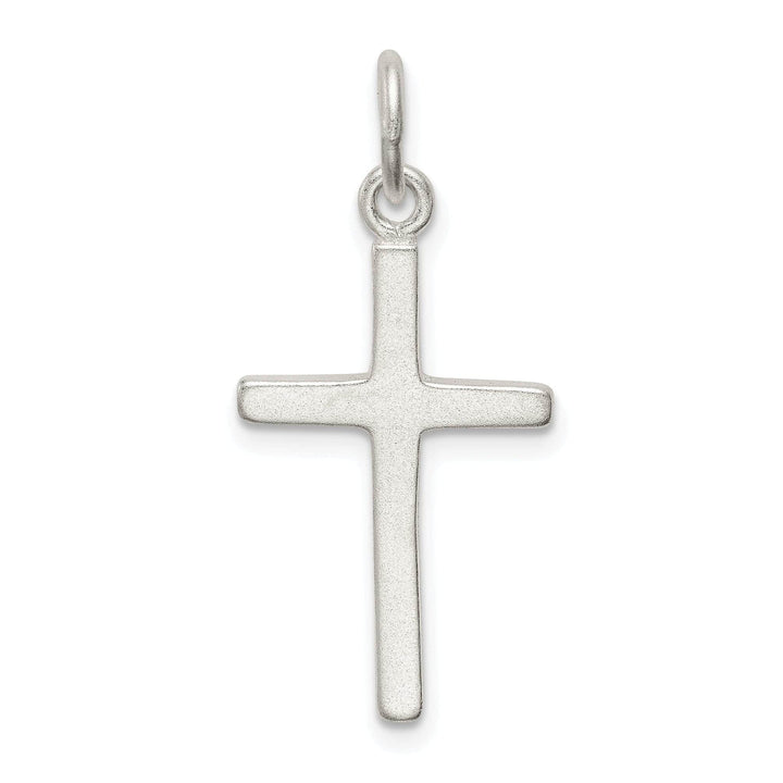Lovely Rita's Pendants & Charms Silver Polish Satin Finish Latin Cross Pendant