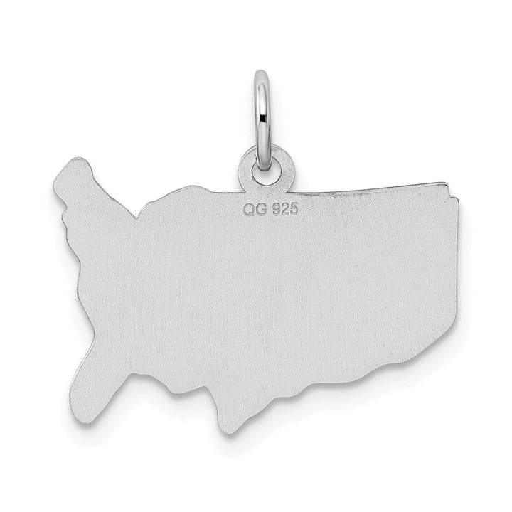 Lovely Rita's Pendants & Charms Silver Polish Satin Finish United States Charm