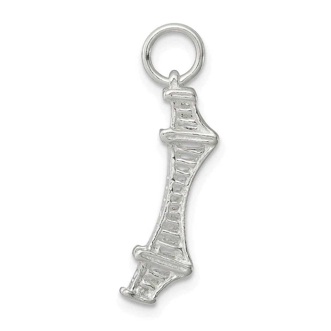 Lovely Rita's Pendants & Charms Silver Polished 3-D Golden Gate Bridge Charm