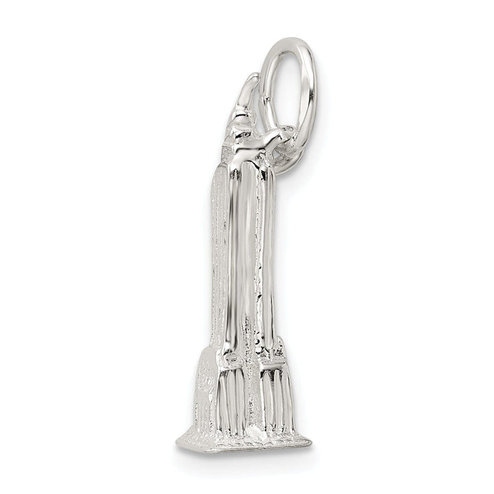 Lovely Rita's Pendants & Charms Silver Polished 3-D Sears Tower Building Charm