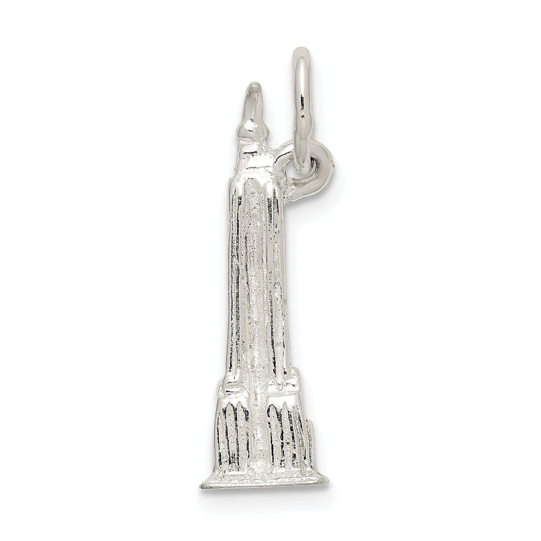 Lovely Rita's Pendants & Charms Silver Polished 3-D Sears Tower Building Charm