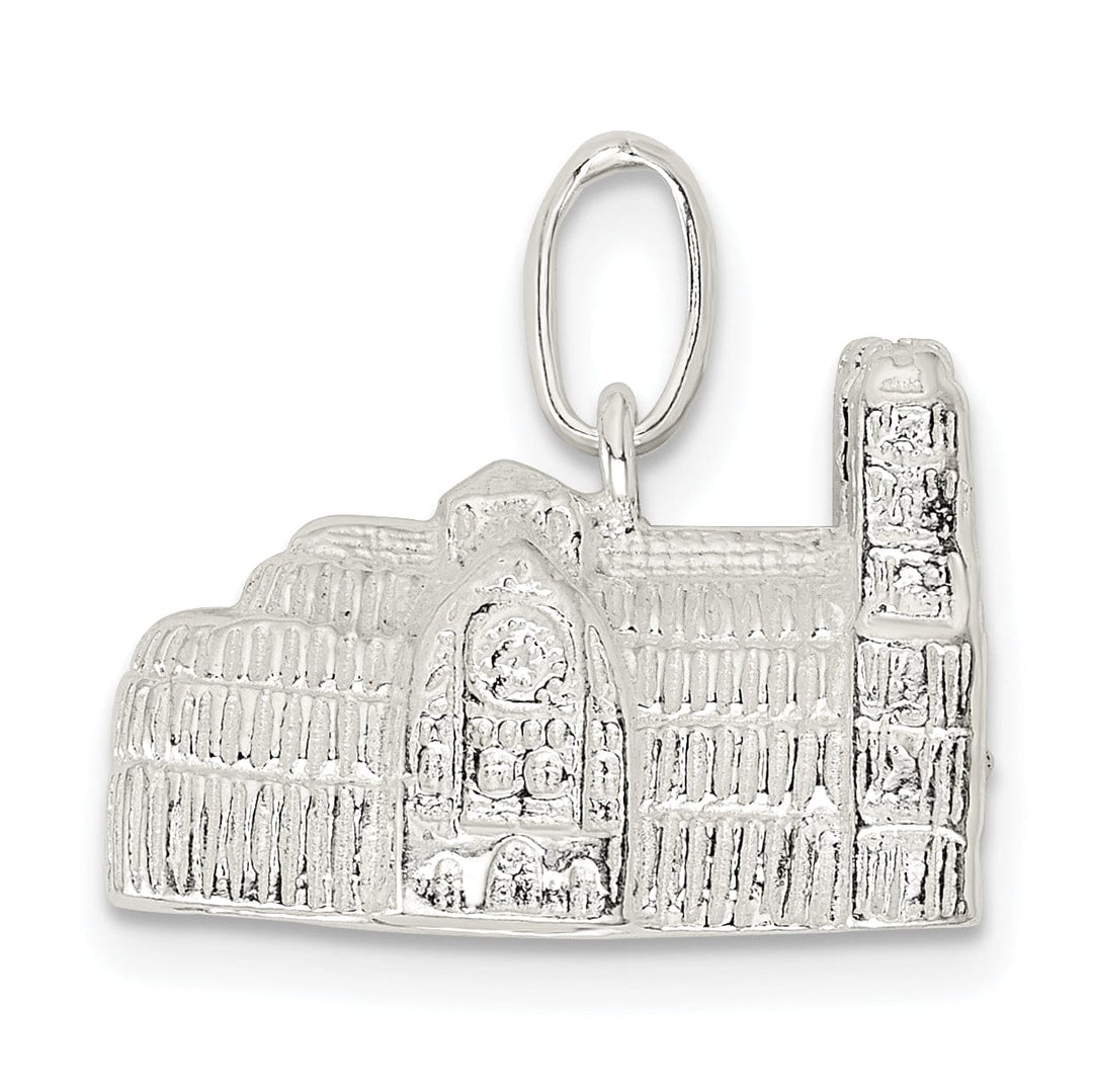 Lovely Rita's Pendants & Charms Silver Polished 3-D Westminster Abbey Charm