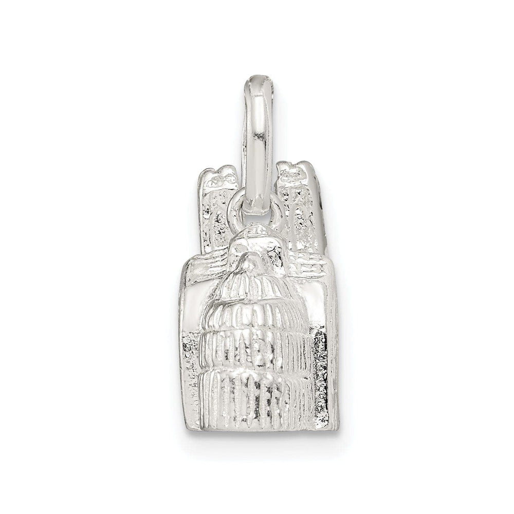 Lovely Rita's Pendants & Charms Silver Polished 3-D Westminster Abbey Charm