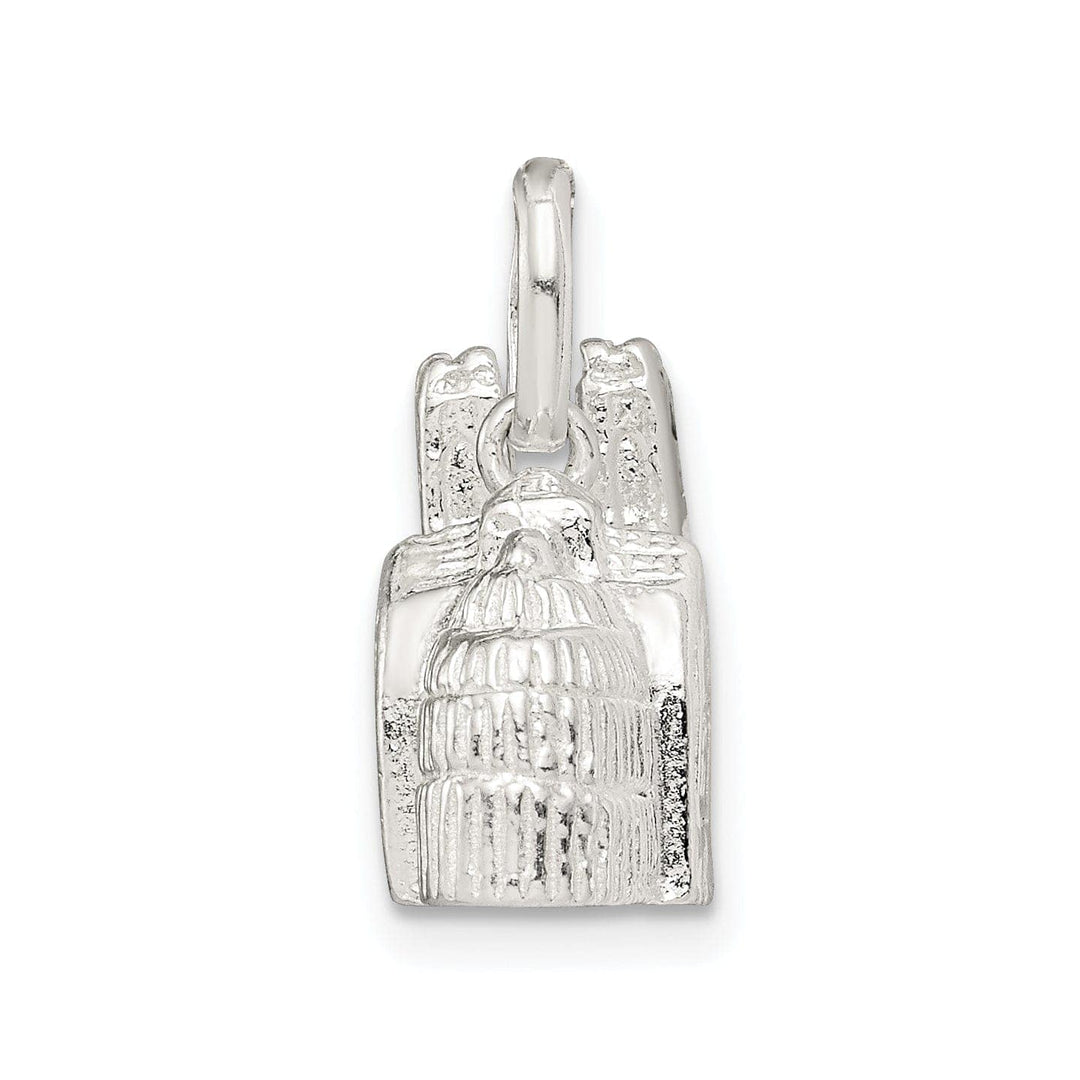 Lovely Rita's Pendants & Charms Silver Polished 3-D Westminster Abbey Charm