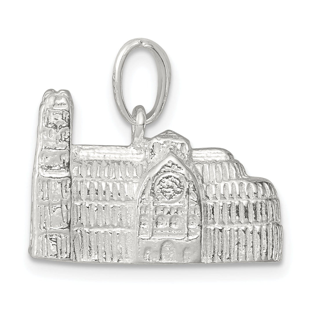 Lovely Rita's Pendants & Charms Silver Polished 3-D Westminster Abbey Charm