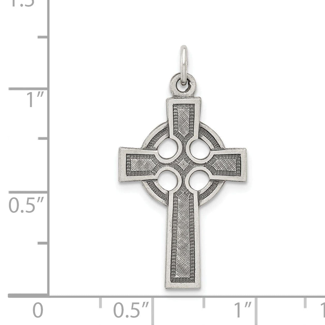 Lovely Rita's Pendants & Charms Silver Polished Antique Celtic Cross Pendant