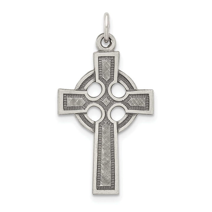 Lovely Rita's Pendants & Charms Silver Polished Antique Celtic Cross Pendant
