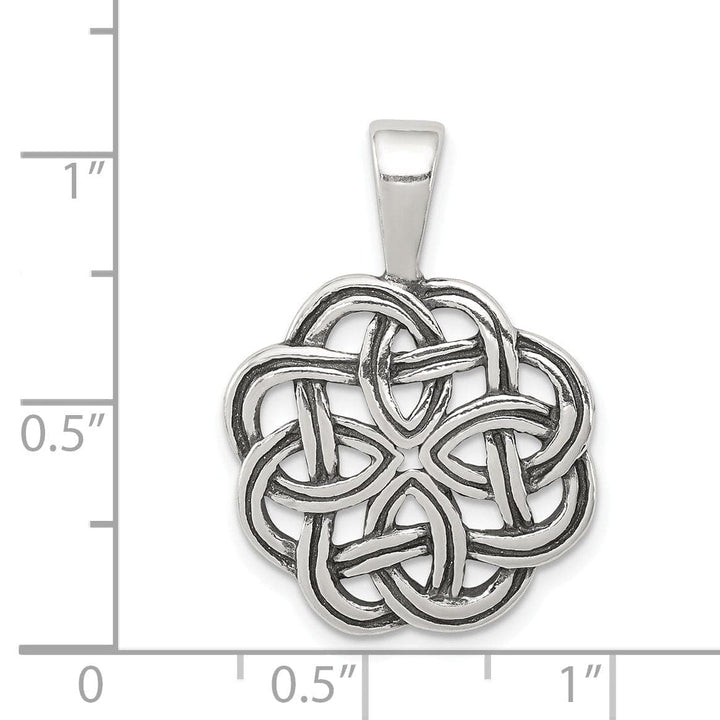 Lovely Rita's Pendants & Charms Silver Polished Antiqued Finish Celtic Charm