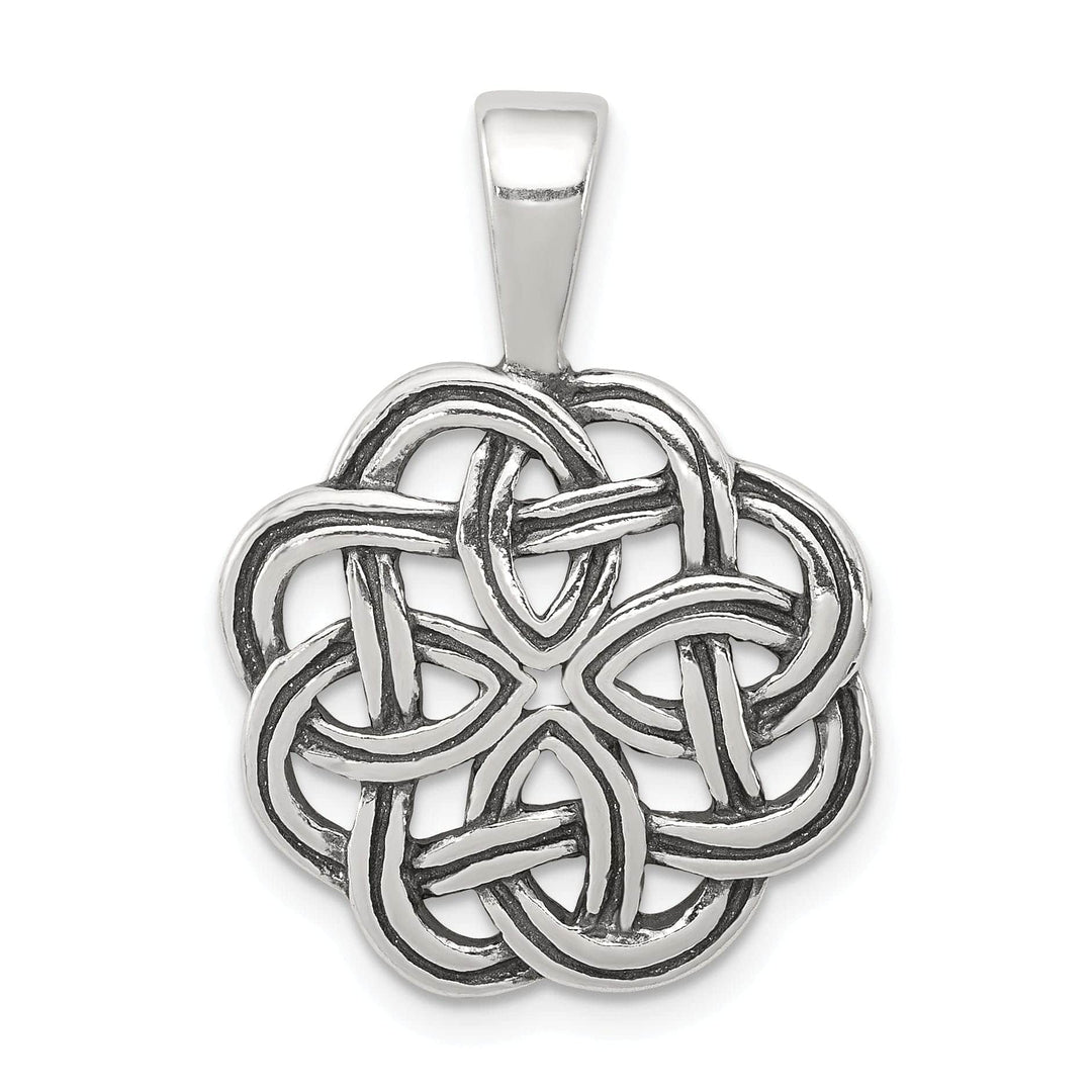 Lovely Rita's Pendants & Charms Silver Polished Antiqued Finish Celtic Charm