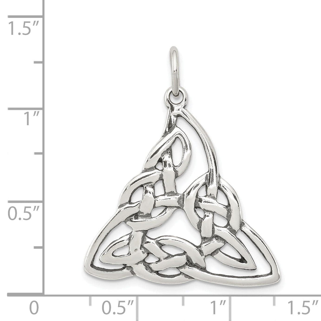 Lovely Rita's Pendants & Charms Silver Polished Antiqued Finish Celtic Charm