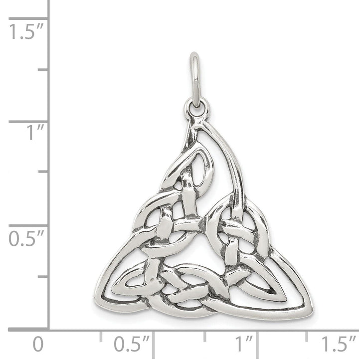 Lovely Rita's Pendants & Charms Silver Polished Antiqued Finish Celtic Charm