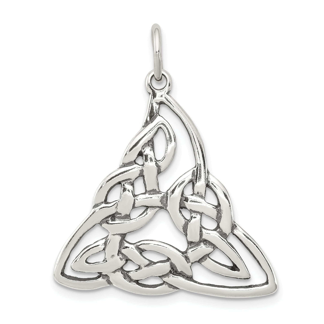 Lovely Rita's Pendants & Charms Silver Polished Antiqued Finish Celtic Charm