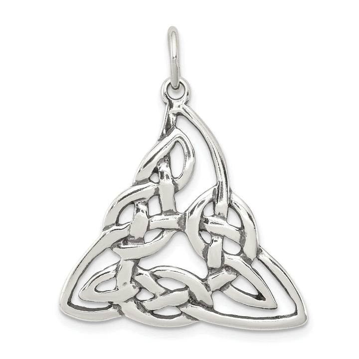 Lovely Rita's Pendants & Charms Silver Polished Antiqued Finish Celtic Charm