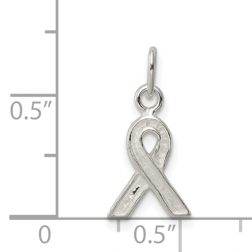 Lovely Rita's Pendants & Charms Silver Polished Awareness Charm Pendant
