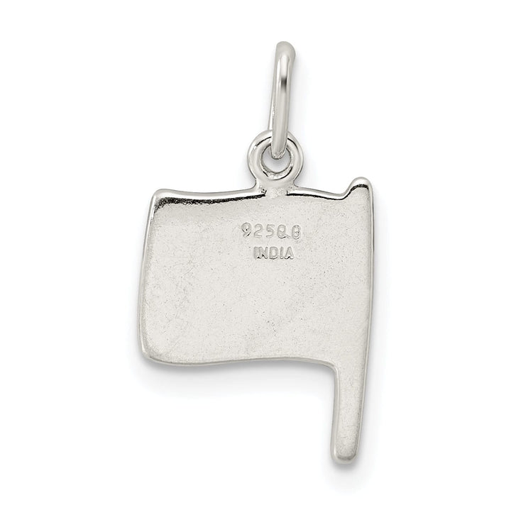 Lovely Rita's Pendants & Charms Silver Polished Enamel American Flag Charm