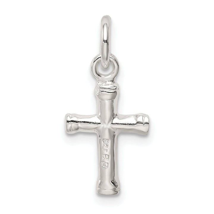 Lovely Rita's Pendants & Charms Silver Polished Finish 3-D Latin Cross Pendant