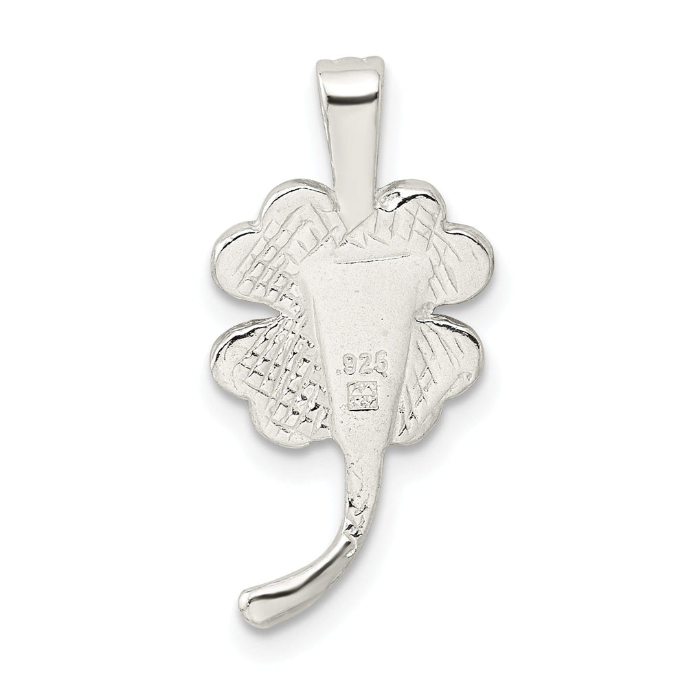 Lovely Rita's Pendants & Charms Silver Polished Finish 4-leaf Clover Charm