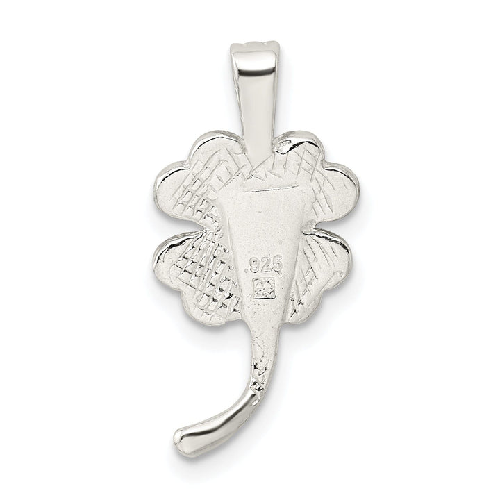 Lovely Rita's Pendants & Charms Silver Polished Finish 4-leaf Clover Charm