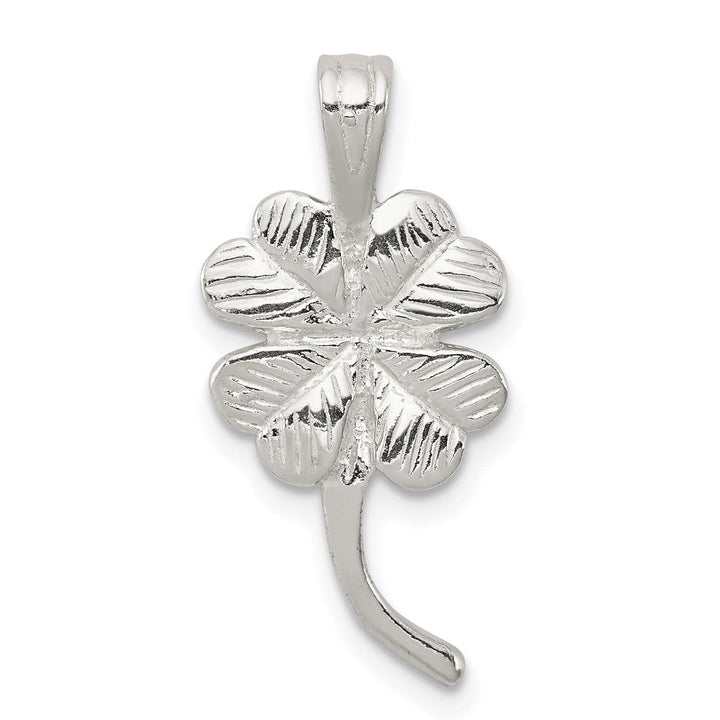 Lovely Rita's Pendants & Charms Silver Polished Finish 4-leaf Clover Charm