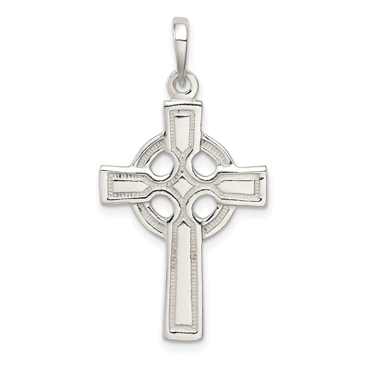 Lovely Rita's Pendants & Charms Silver Polished Finish Celtic Cross Pendant