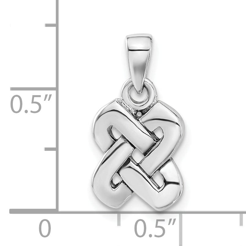 Lovely Rita's Pendants & Charms Silver Polished Finish Celtic Knot Charm