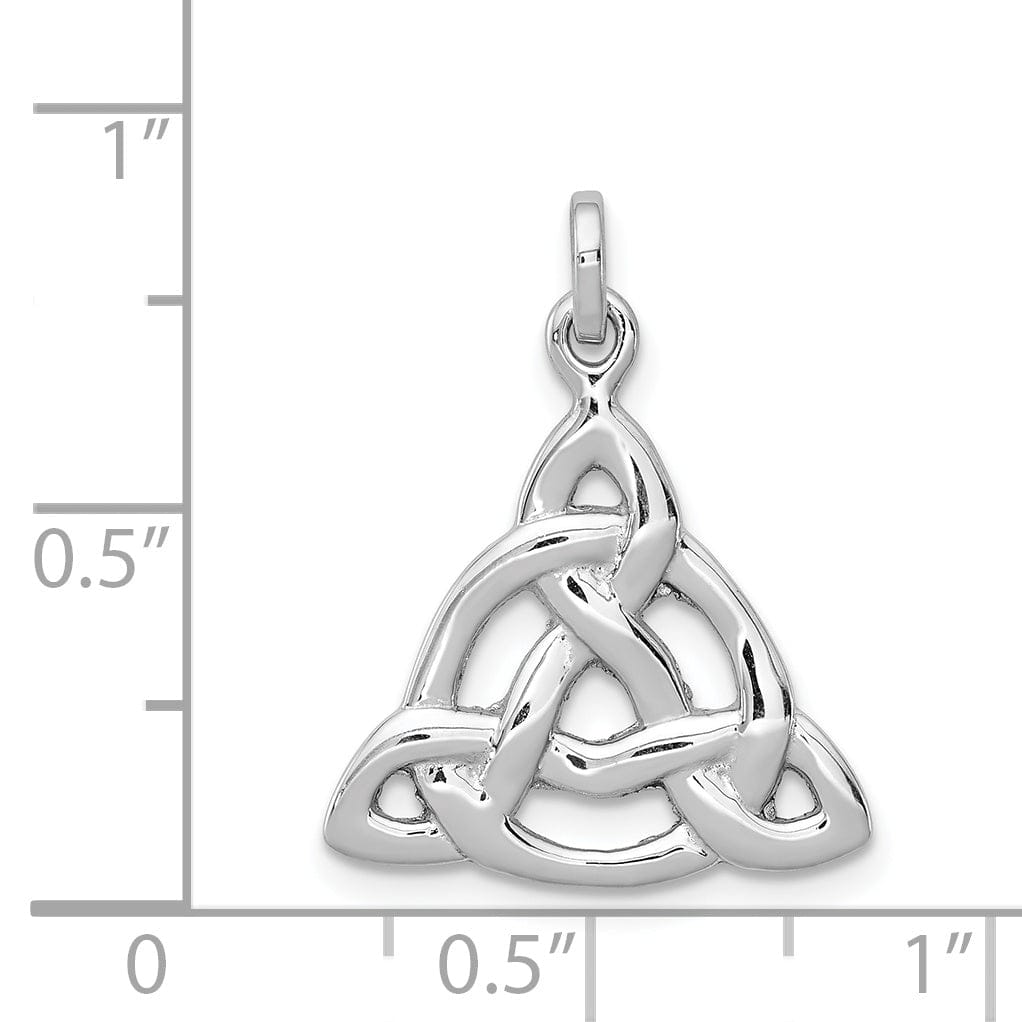 Lovely Rita's Pendants & Charms Silver Polished Finish Celtic Symbol Charm