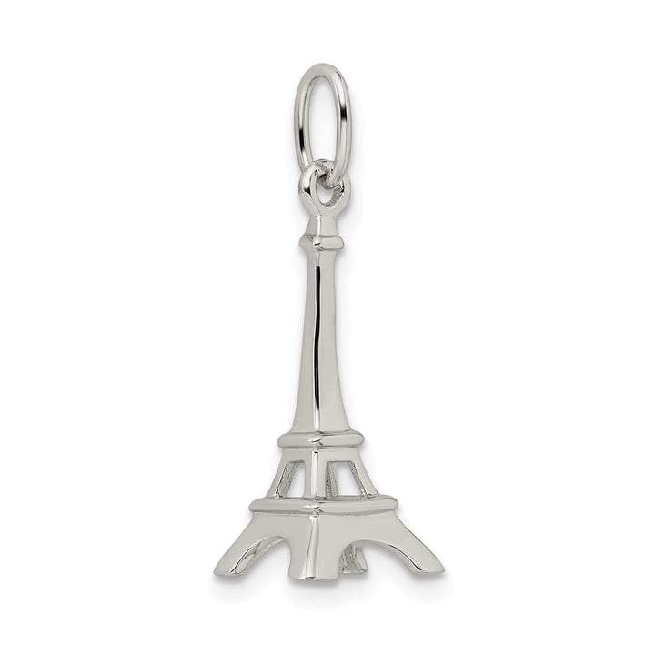 Lovely Rita's Pendants & Charms Silver Polished Finish Eiffel Tower Charm