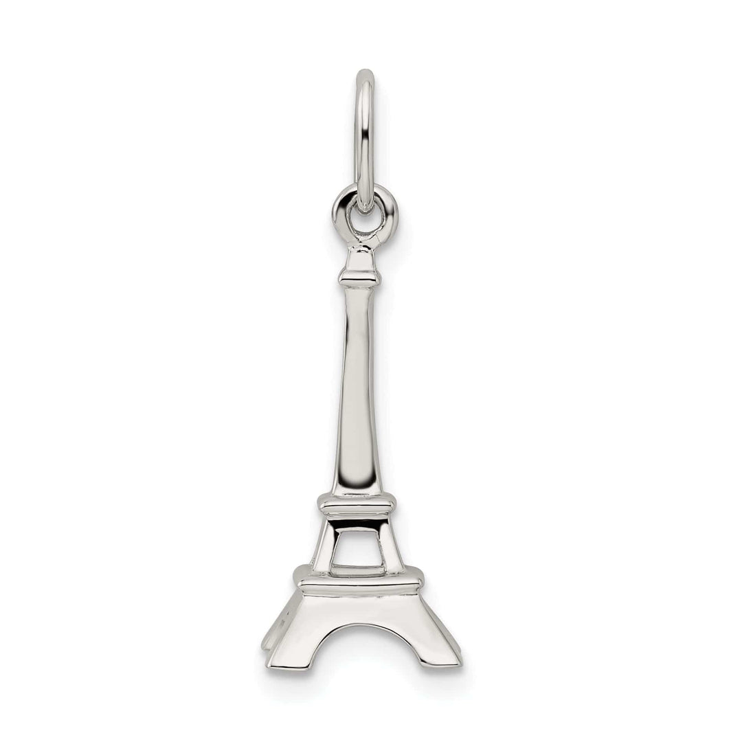 Lovely Rita's Pendants & Charms Silver Polished Finish Eiffel Tower Charm