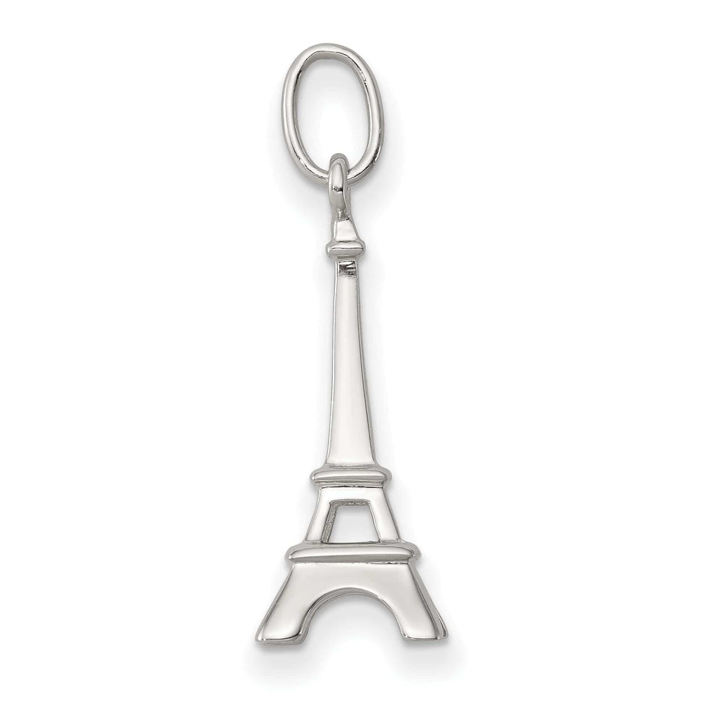 Lovely Rita's Pendants & Charms Silver Polished Finish Eiffel Tower Charm