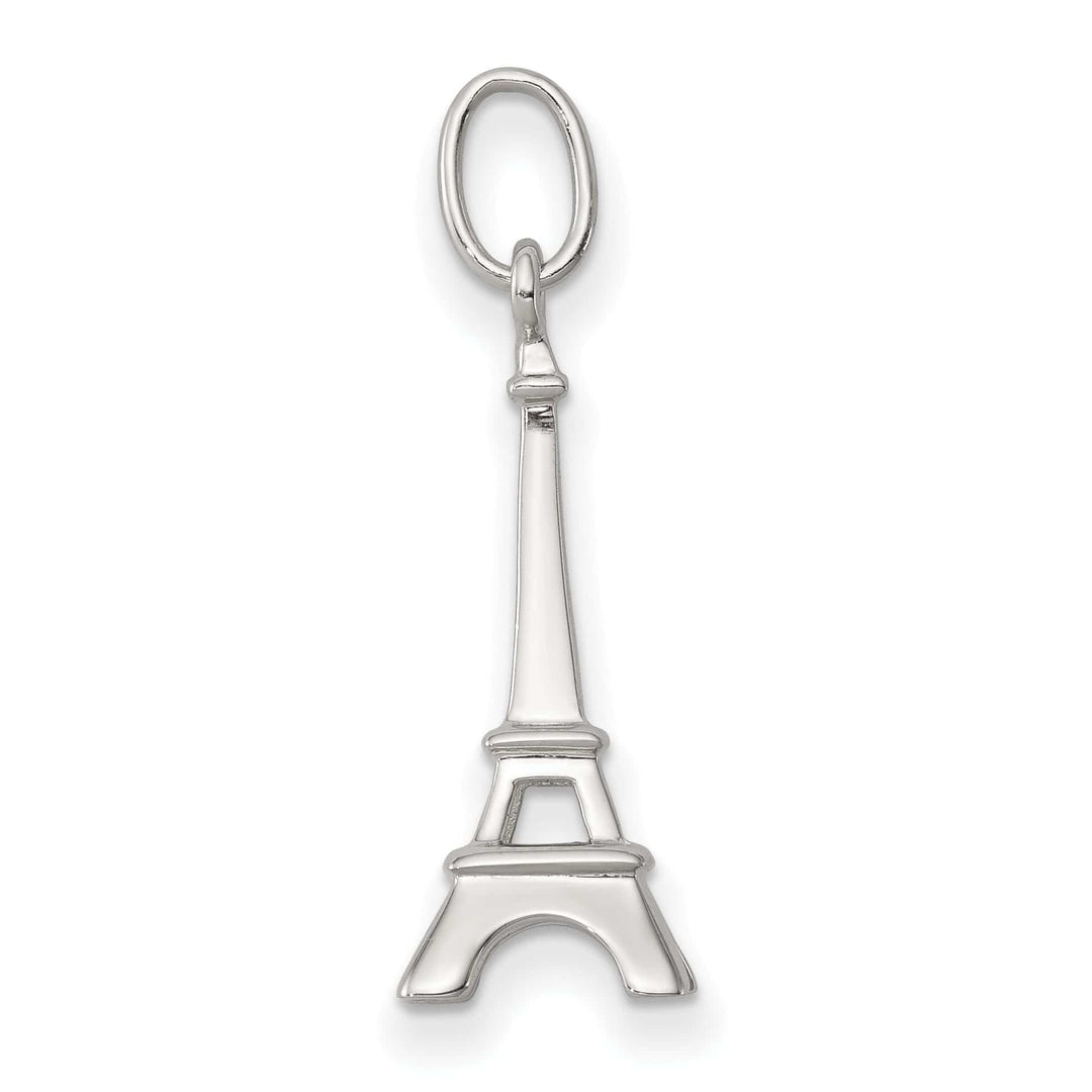 Lovely Rita's Pendants & Charms Silver Polished Finish Eiffel Tower Charm