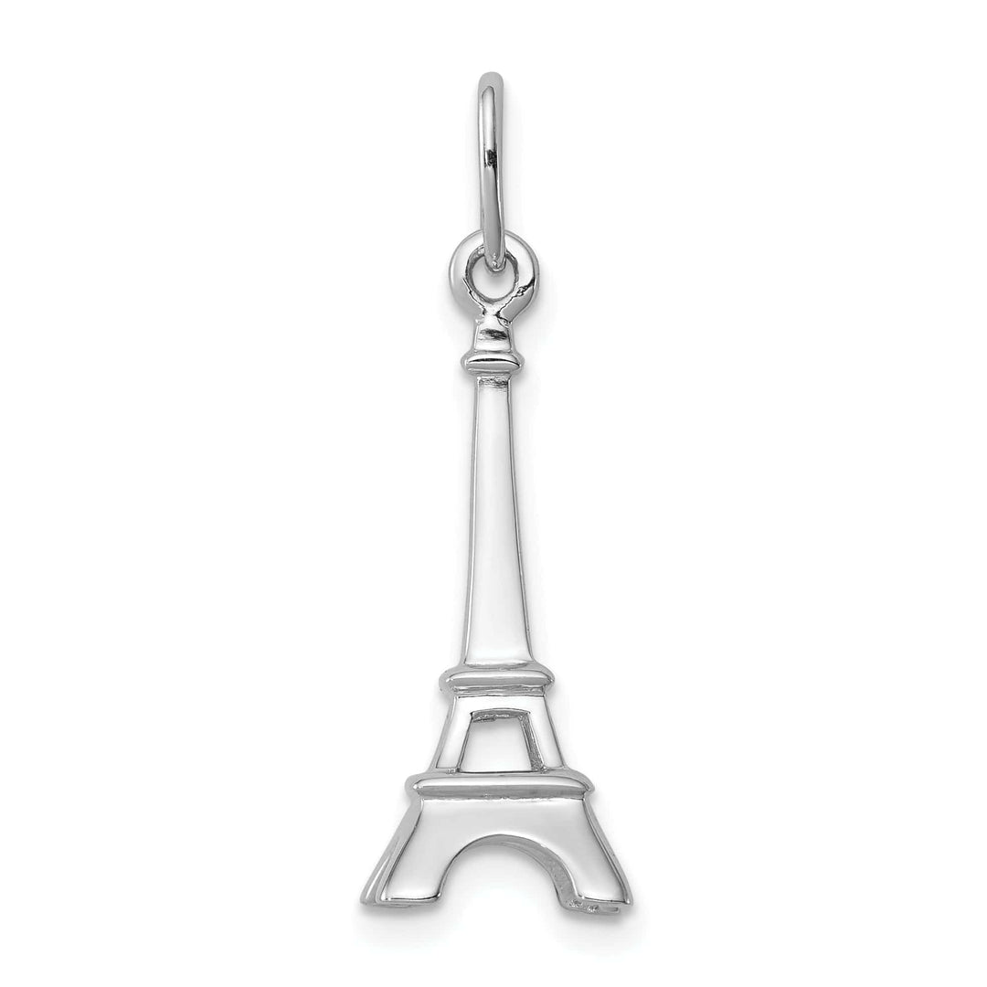 Lovely Rita's Pendants & Charms Silver Polished Finish Eiffel Tower Charm