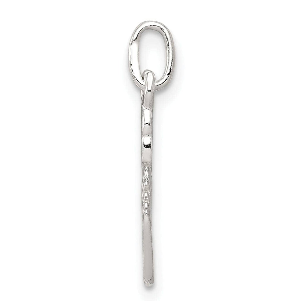 Lovely Rita's Pendants & Charms Silver Polished Finish Feet Charm Pendant