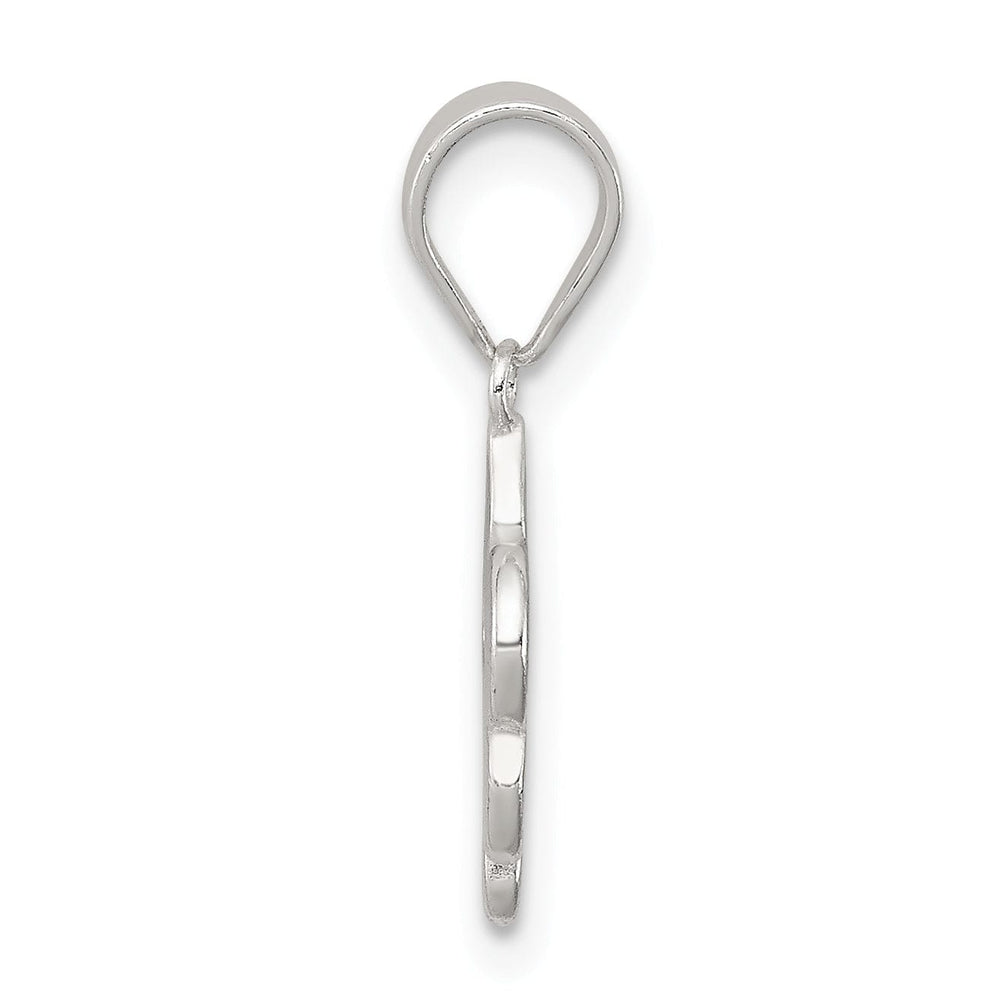 Lovely Rita's Pendants & Charms Silver Polished Finish Fleur De Lis Charm