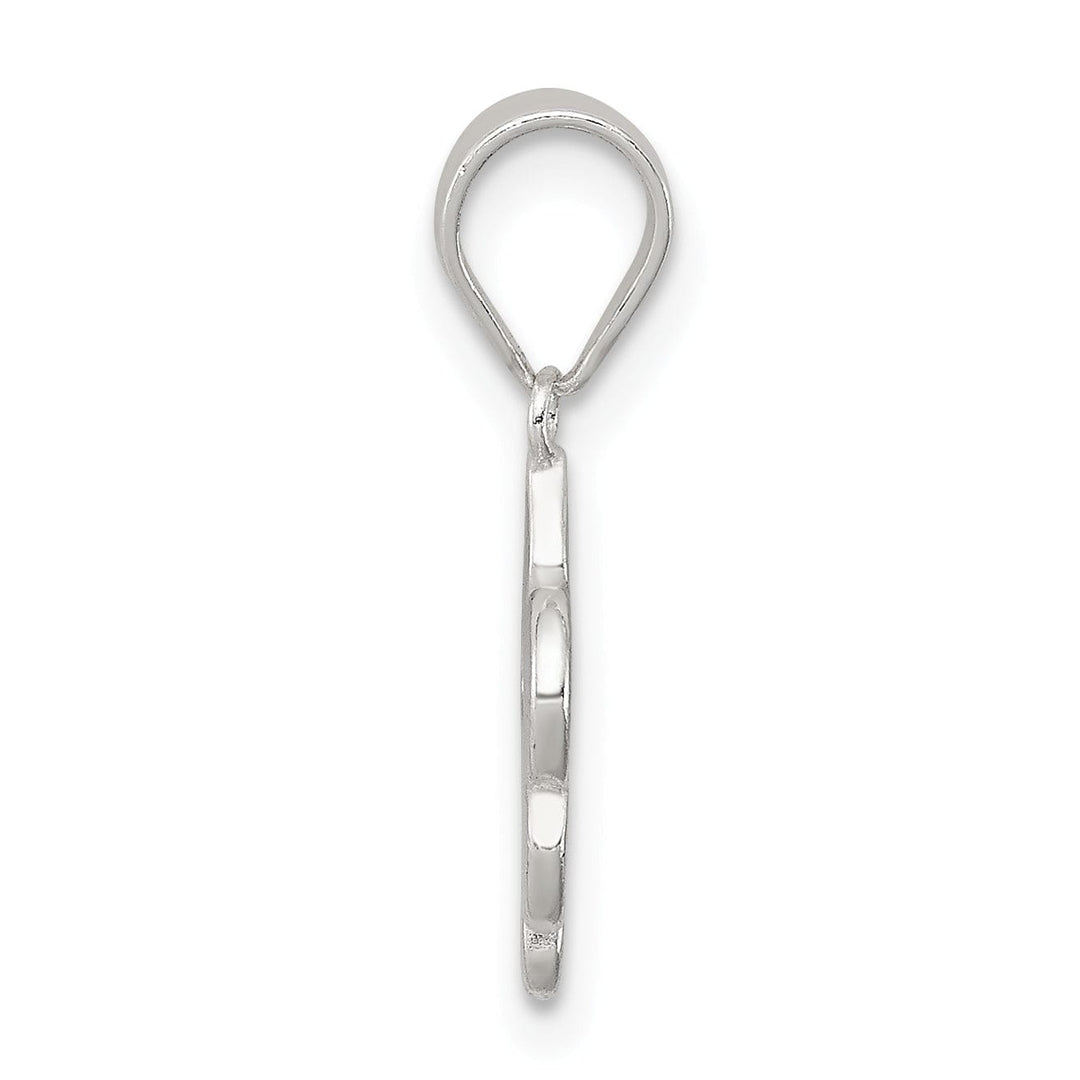 Lovely Rita's Pendants & Charms Silver Polished Finish Fleur De Lis Charm