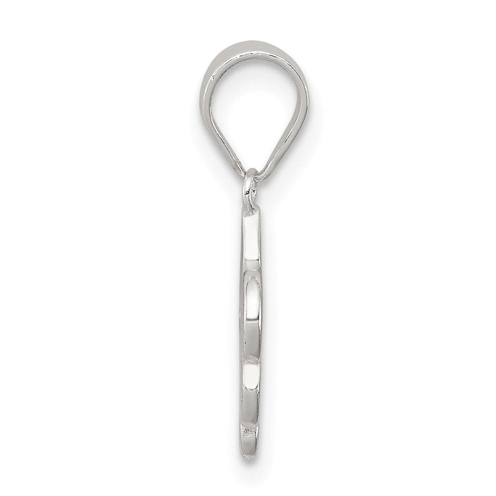 Lovely Rita's Pendants & Charms Silver Polished Finish Fleur De Lis Charm