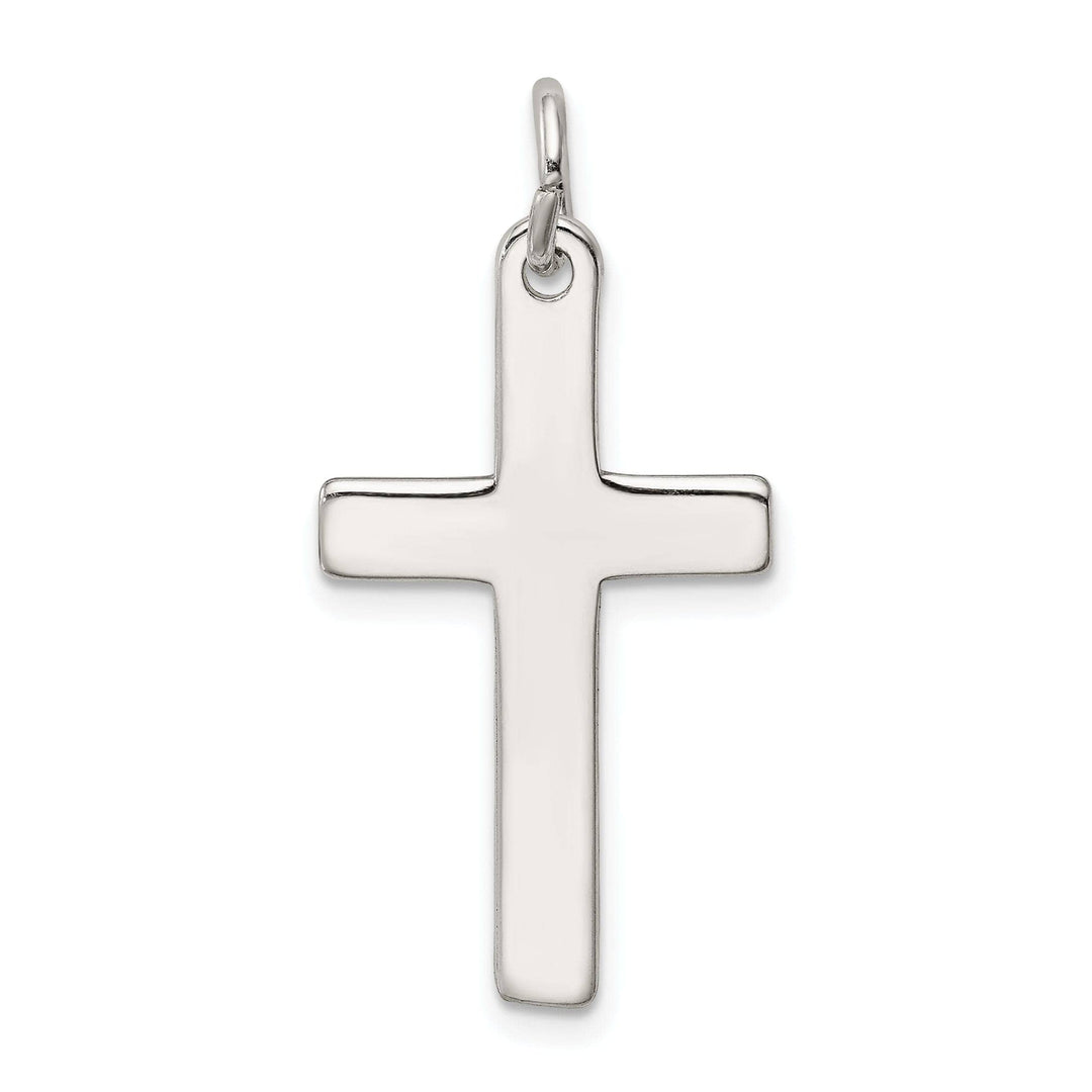 Lovely Rita's Pendants & Charms Silver Polished Finish Latin Cross Pendant