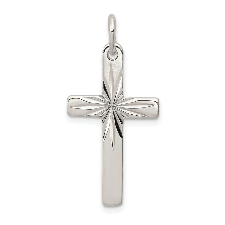 Lovely Rita's Pendants & Charms Silver Polished Finish Latin Cross Pendant