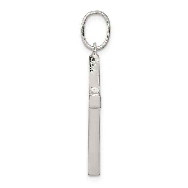 Lovely Rita's Pendants & Charms Silver Polished Finish Latin Cross Pendant