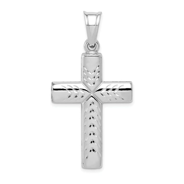 Lovely Rita's Pendants & Charms Silver Polished Finish Latin Crucifix Pendant