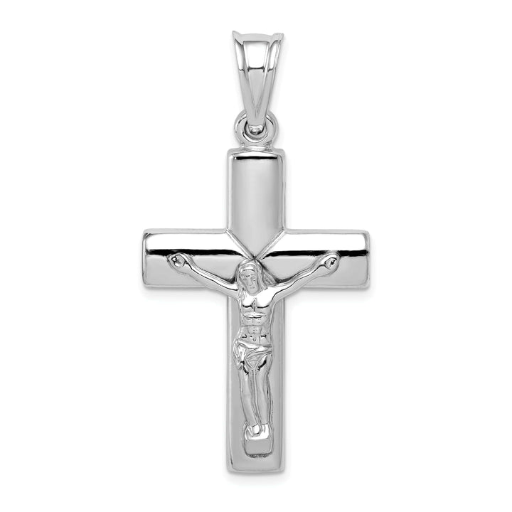 Lovely Rita's Pendants & Charms Silver Polished Finish Latin Crucifix Pendant
