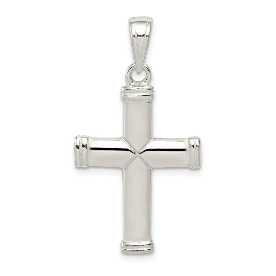 Lovely Rita's Pendants & Charms Silver Polished Finish Reversible Cross Pendant