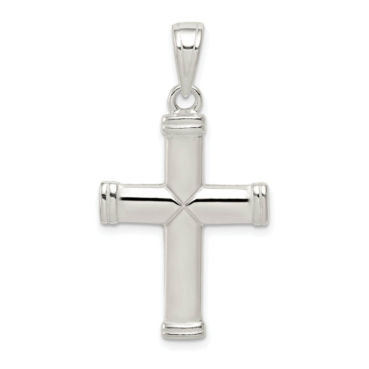 Lovely Rita's Pendants & Charms Silver Polished Finish Reversible Cross Pendant