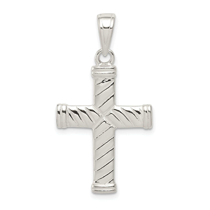 Lovely Rita's Pendants & Charms Silver Polished Finish Reversible Cross Pendant