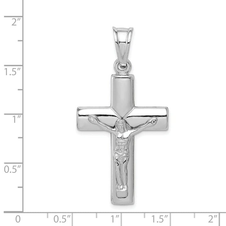 Lovely Rita's Pendants & Charms Silver Polished Latin Crucifix Cross Pendant
