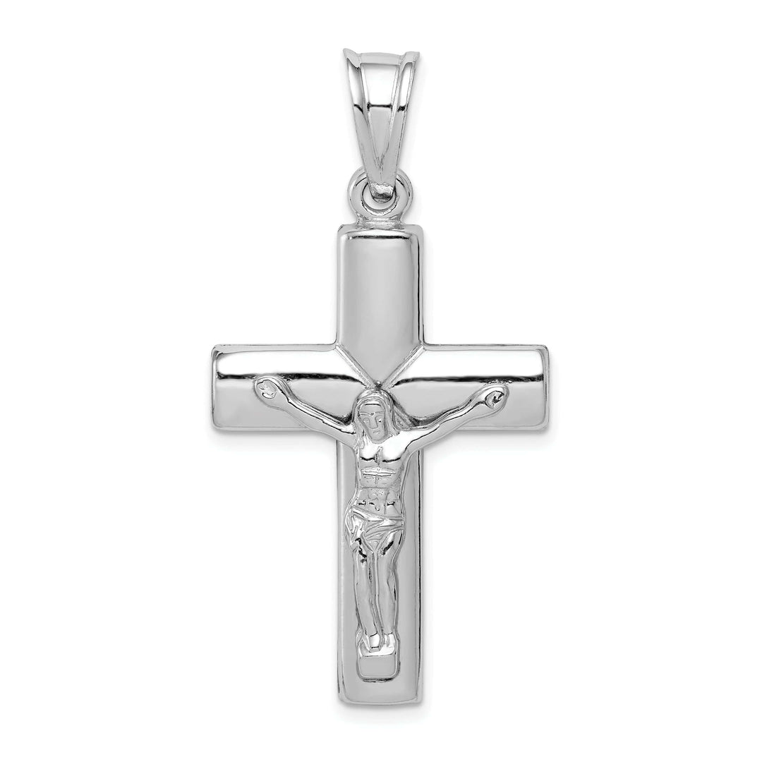Lovely Rita's Pendants & Charms Silver Polished Latin Crucifix Cross Pendant
