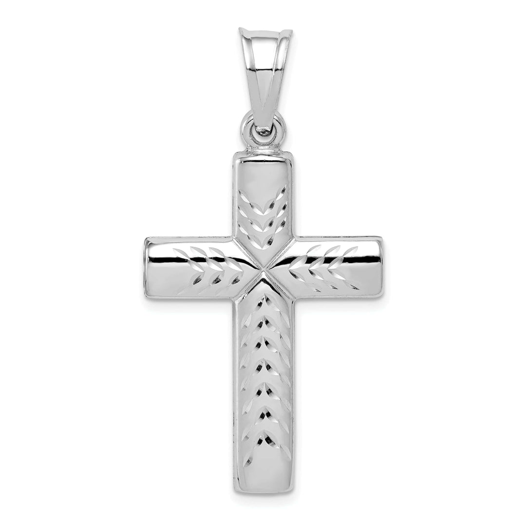 Lovely Rita's Pendants & Charms Silver Rhodium Polish Finish Latin Cross Pendant