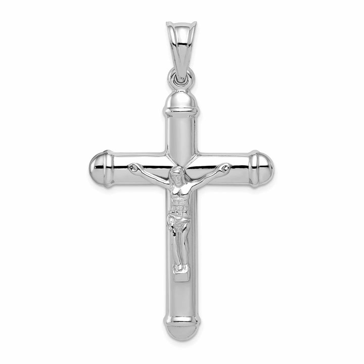 Lovely Rita's Pendants & Charms Silver Rhodium Polished Latin Crucifix Pendant